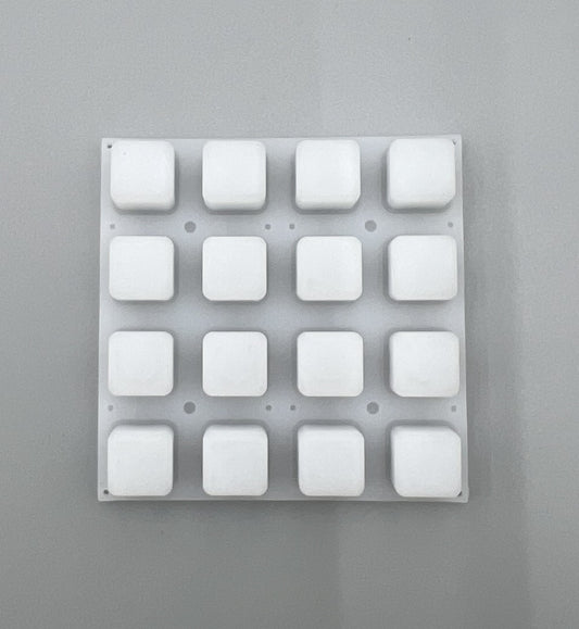 Silicone Elastomer 4x4 Button Keypad - for 3mm LEDs