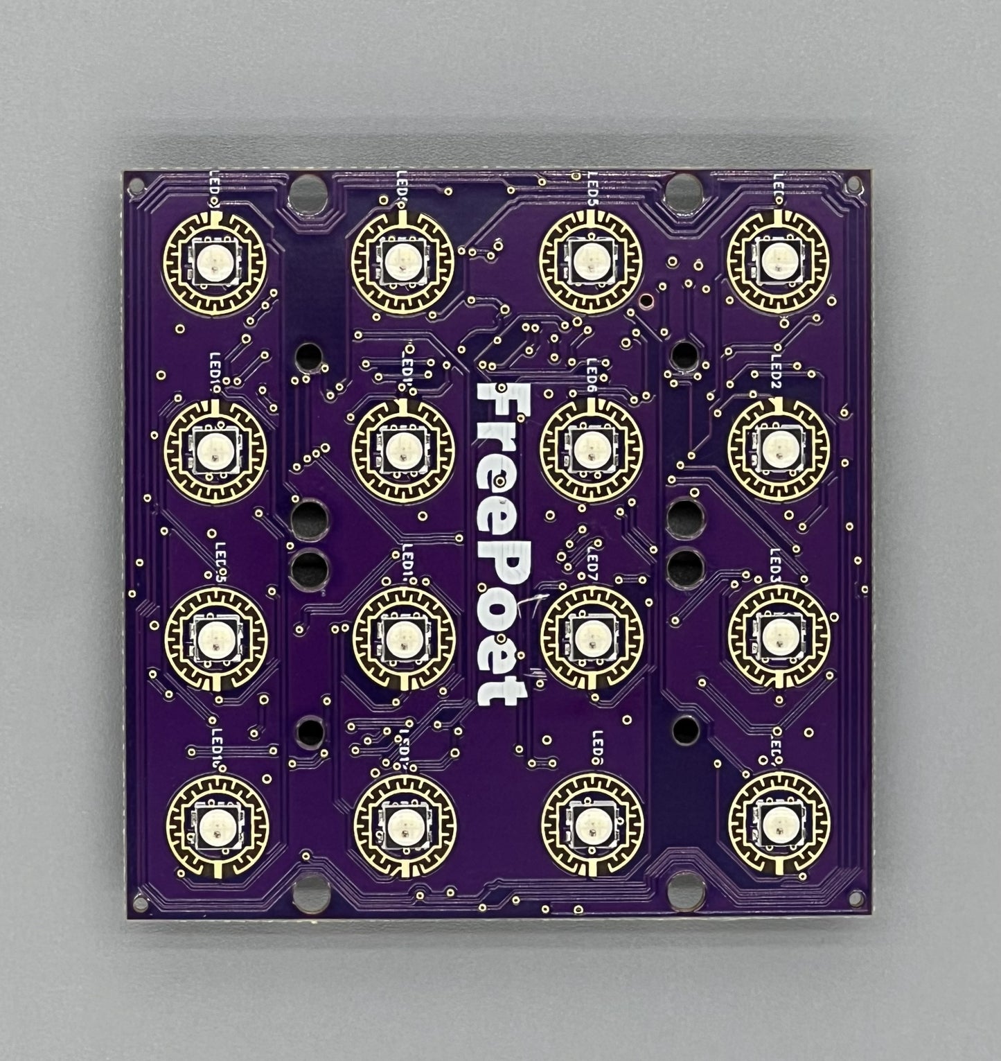 DIY 4*4 LED and Button Board