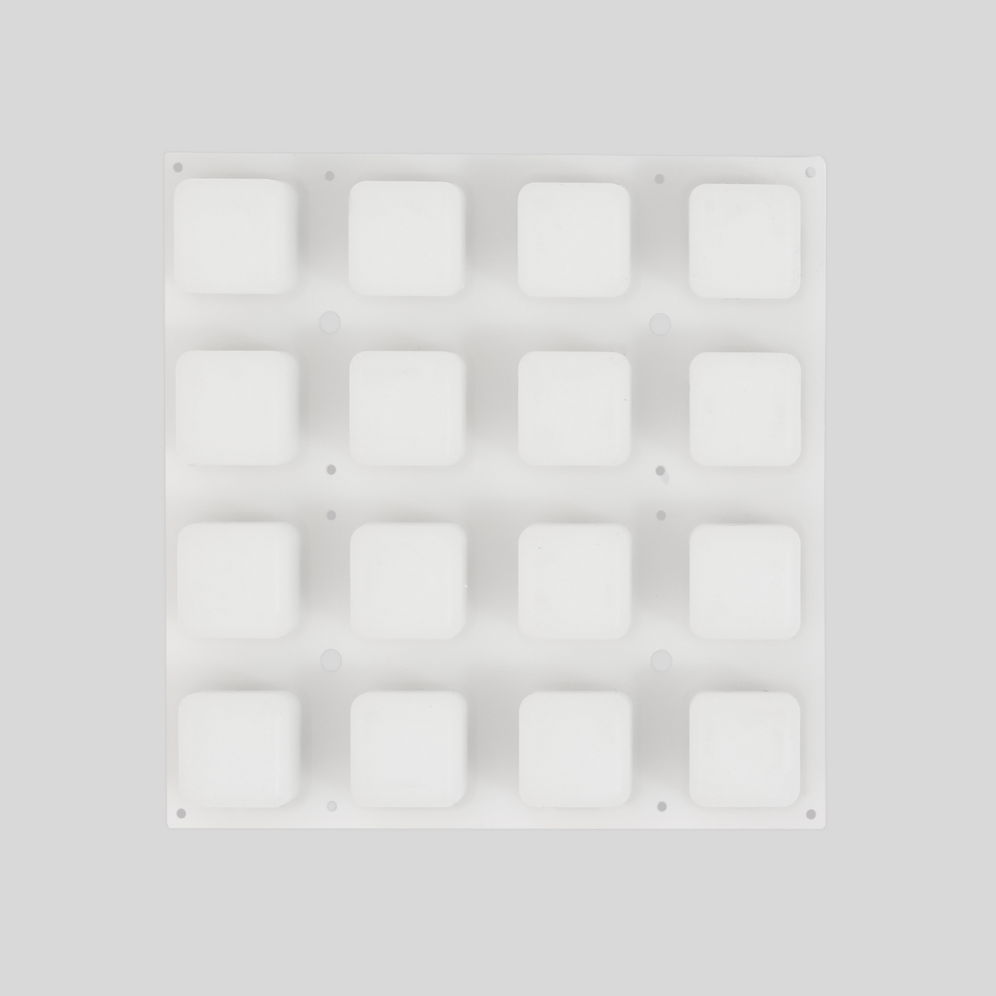 Silicone Elastomer 4x4 Button Keypad - for 3mm LEDs